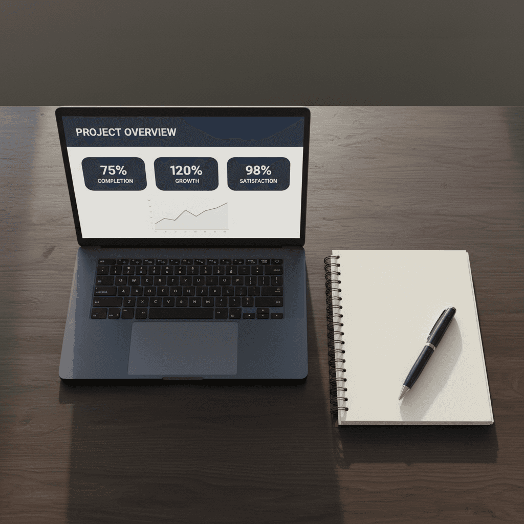 Laptop with campaign attribution dashboard